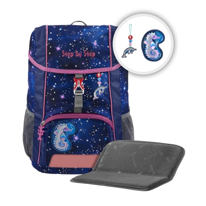 Step by Step KID REFLECT Rucksack Set Star Seahorse Zoe