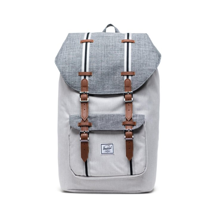 HERSCHEL LITTLE AMERICA CLASSIC Rucksack raven crosshatch/vapor crosshatch