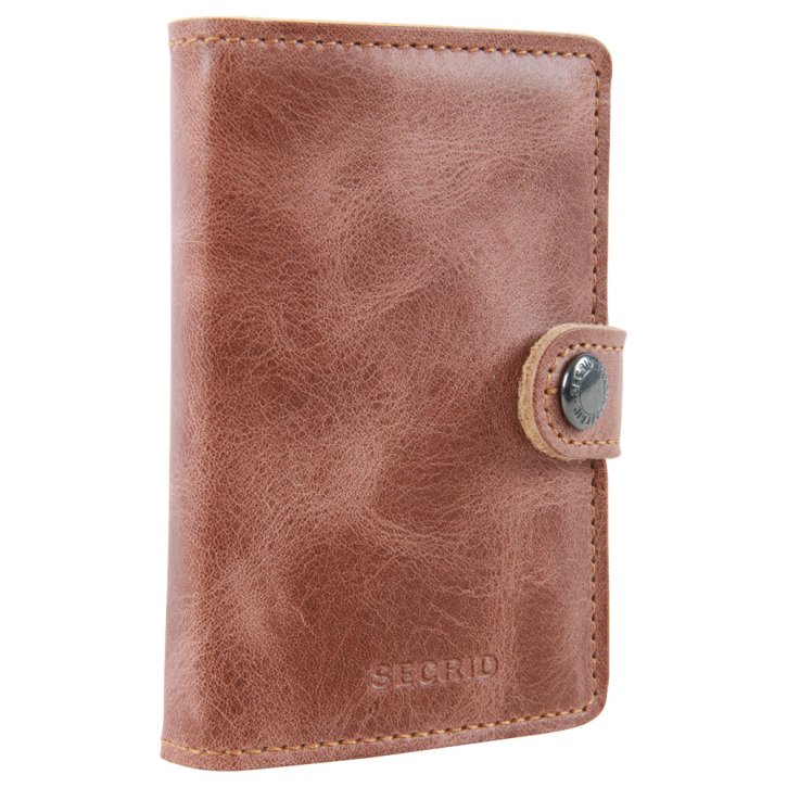 Secrid Miniwallet Vintage  cognac-rust