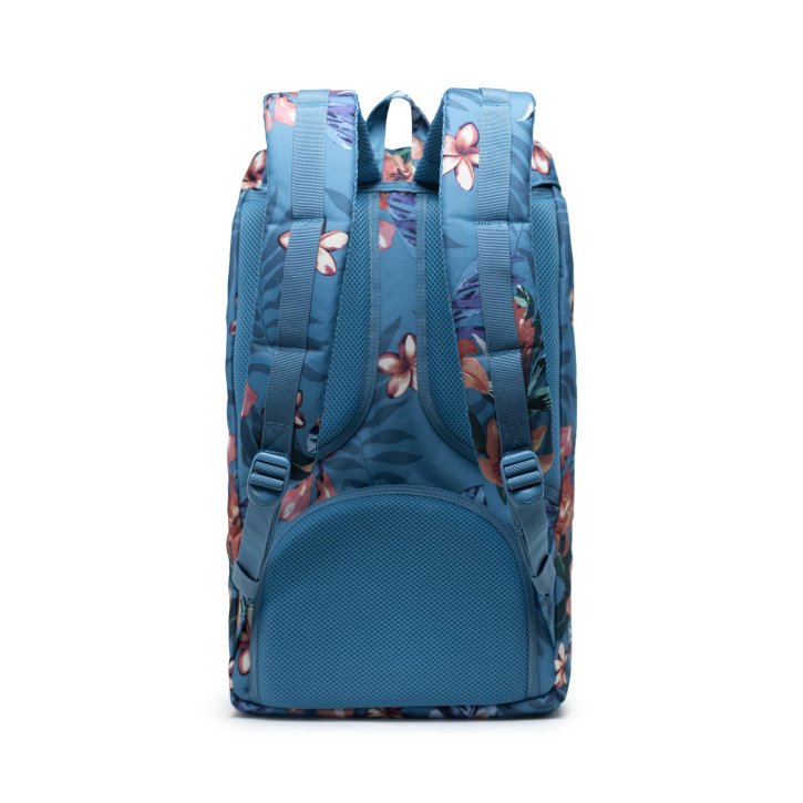 LITTLE AMERICA CLASSIC Rucksack summer floral heaven blue