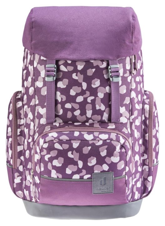 Deuter Scula Schulrucksack plum dots