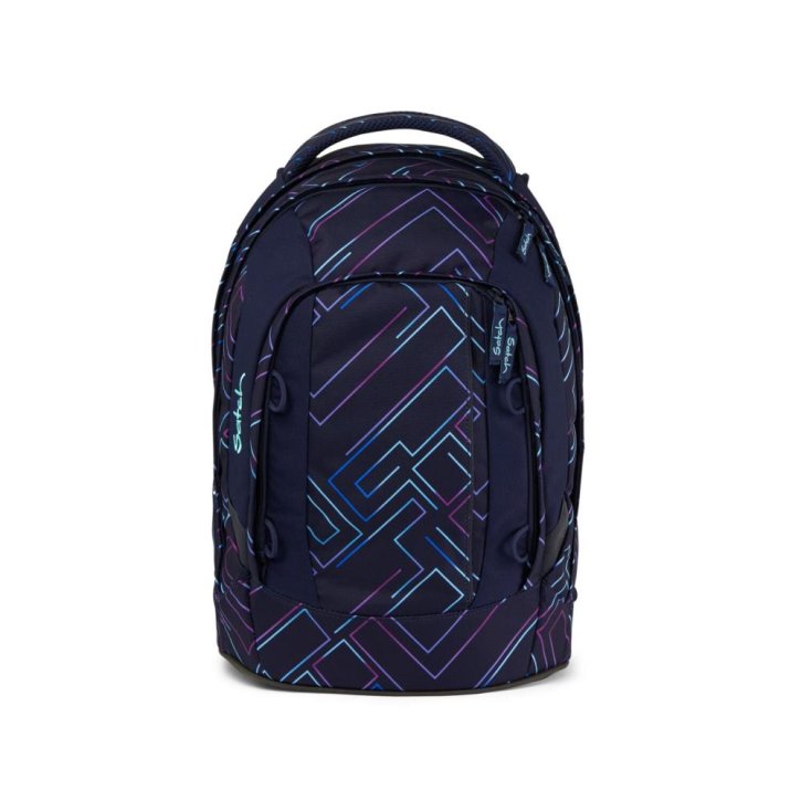 Satch Pack Schulrucksack purple laser