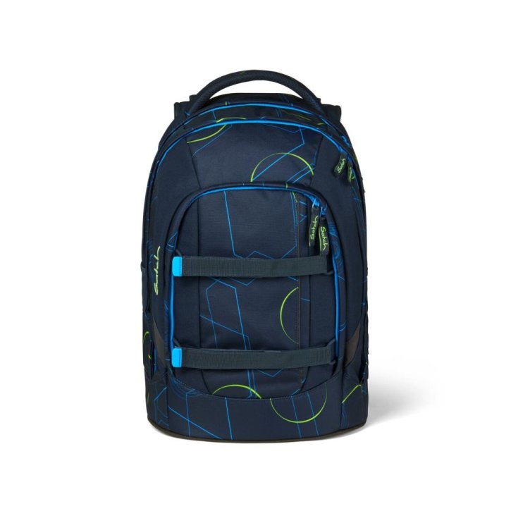 Satch Pack Schulrucksack blue tech