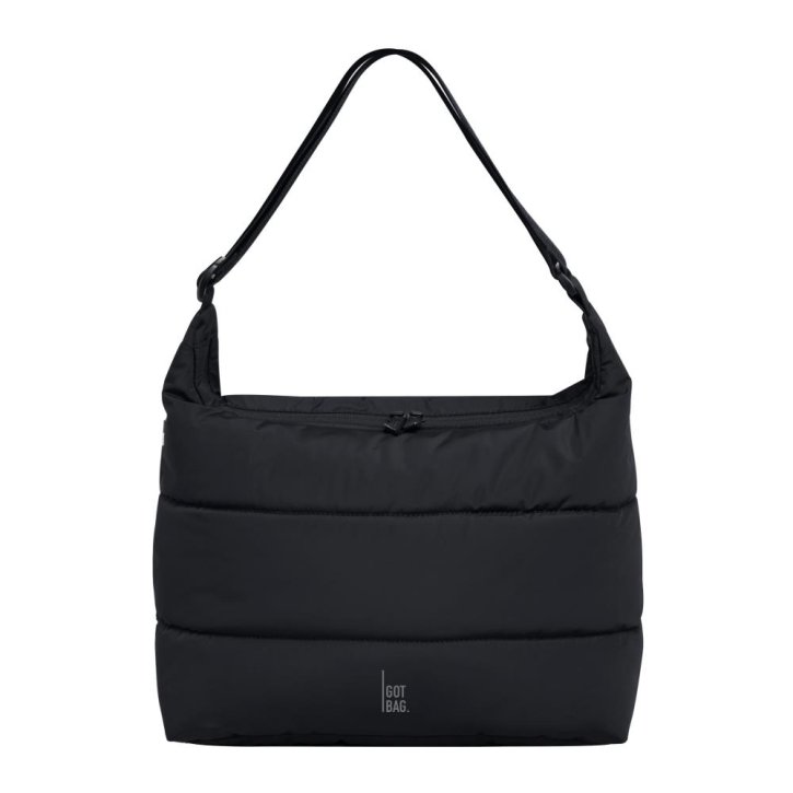 GOTBAG. Puffer Square Bag Large monochrome black