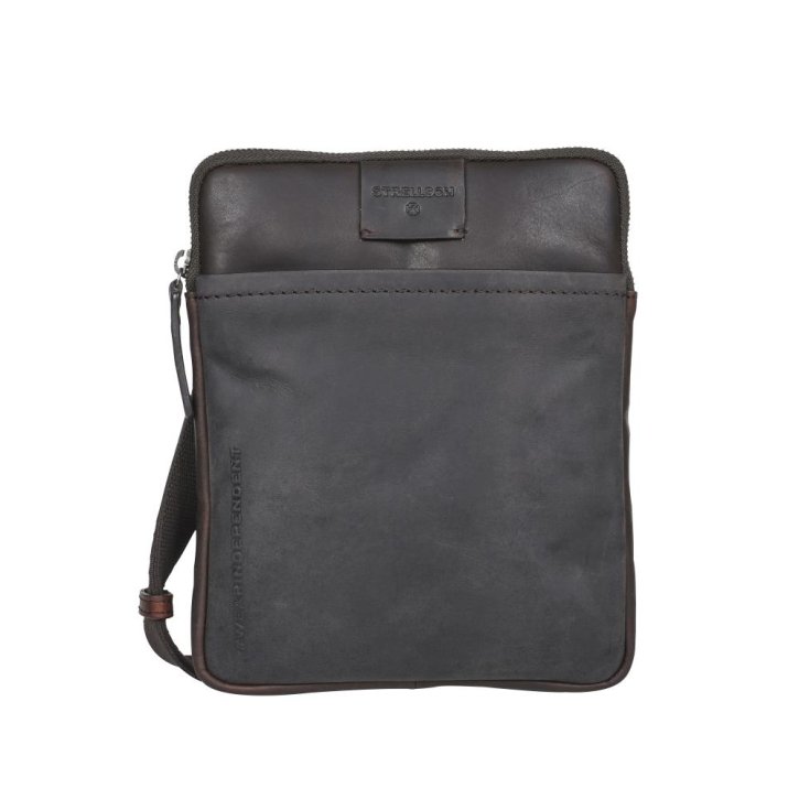 Strellson Brick Lane Marcus shoulder bag xsvz 1 dark brown