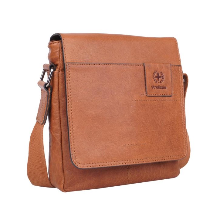 Strellson hyde park jeremy shoulderbag xsvf cognac