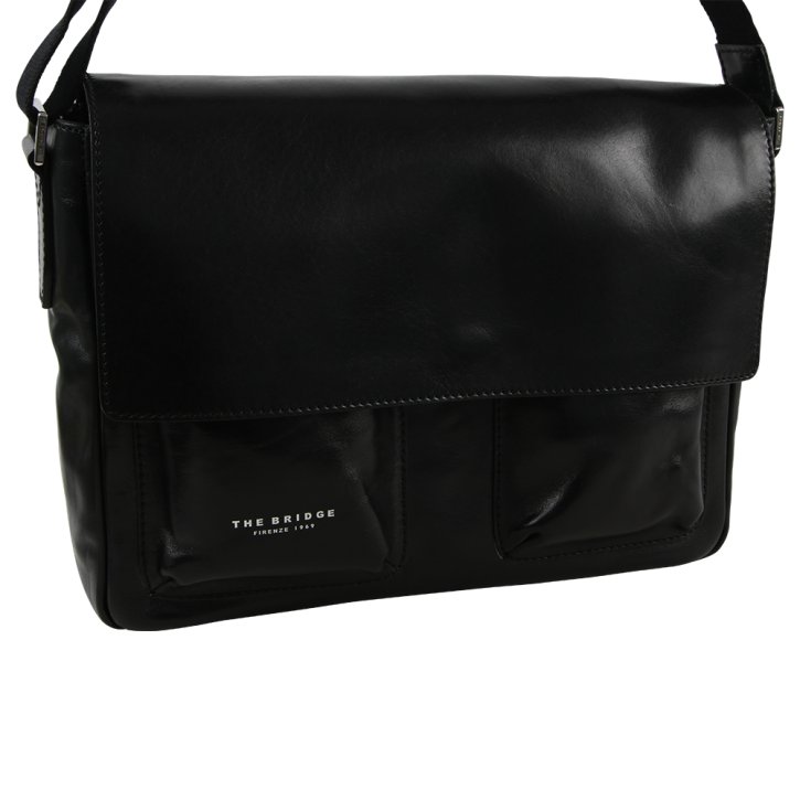 the bridge Laptoptasche Messenger Bag schwarz