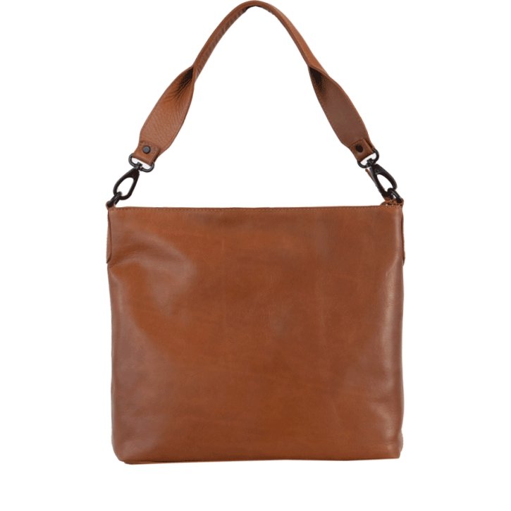 Saccoo Foggia Schultertasche cognac