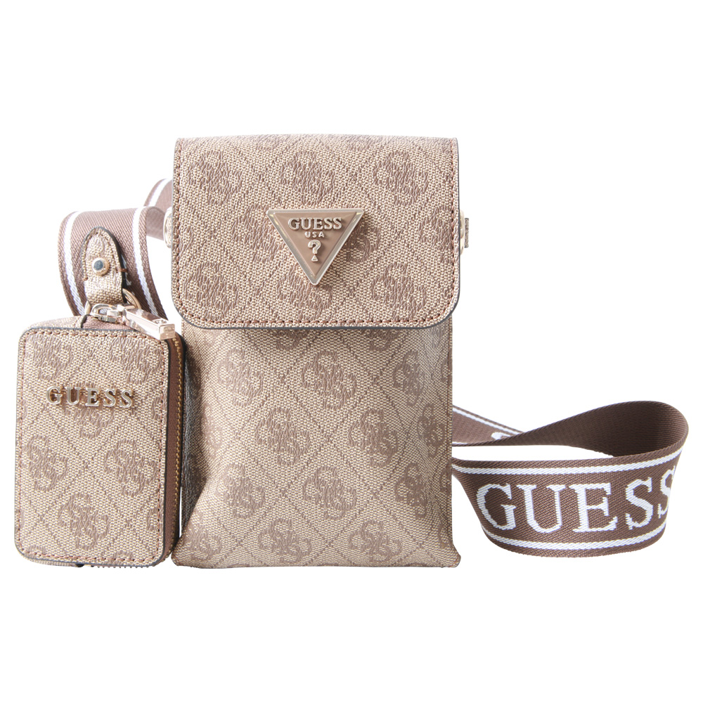 Guess LATONA FLAP CHIT CHAT latte logo online bestellen bei alletaschen