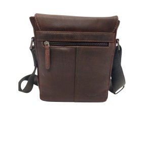 Strellson stratford 2.0 jeremy shoulderbag xsvf darkbrown