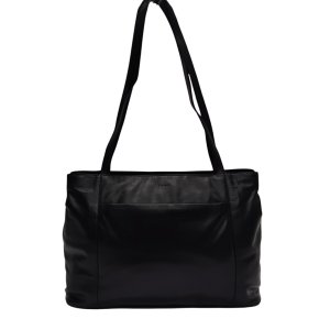 PAVINI Shopper Leder schwarz