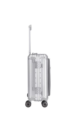 Travelite NEXT 4w Trolley S Vortasche silber