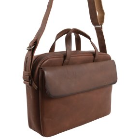  KYLE Aktentasche vintage tan