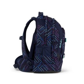 Satch Pack Schulrucksack purple laser