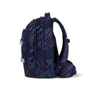 Satch Pack Schulrucksack purple laser