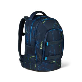 Satch Pack Schulrucksack blue tech