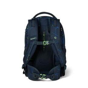 Satch Pack Schulrucksack blue tech