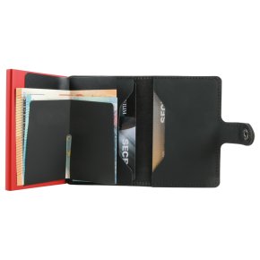 Secrid Miniwallet matte black & red