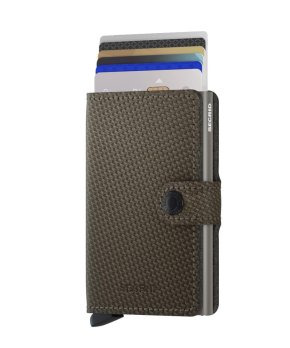 Secrid Miniwallet Carbon khaki