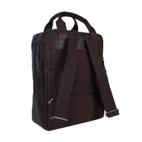 Strellson brick lane Josh backpack lvz dark brown