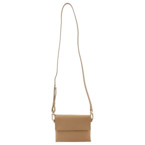 Bree PURE 11 flat crossbody toffee