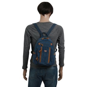 Troop London Backpack S Canvas blue